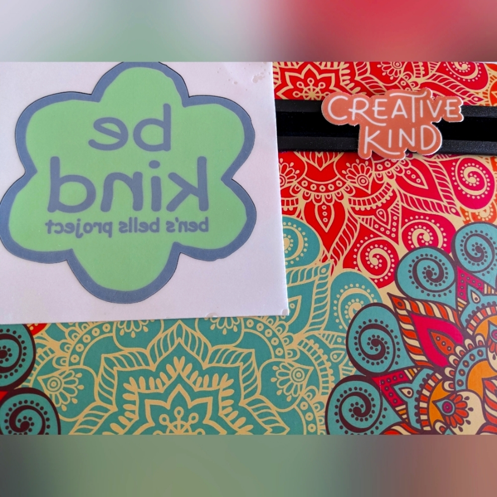 Kind sticker set  Be Kind Ben's Bells Project  & Creative Kind stickers BN